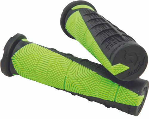 DEUCE GRIP ATV BLACK/NEON GRN