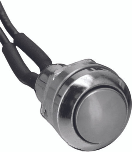 MINI PUSH BUTTON SWITCH CHROME