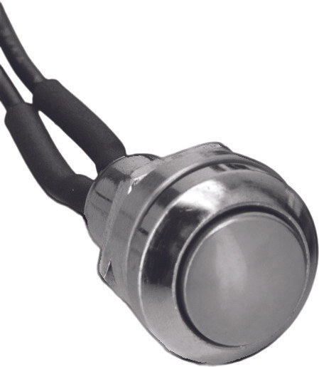 MINI PUSH BUTTON SWITCH CHROME