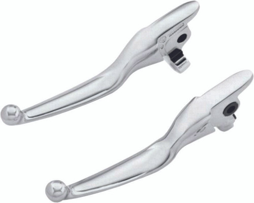 SMOOTH LEVER SET CHROME FLH/FLT 14-16 HYDRO CLUTCH