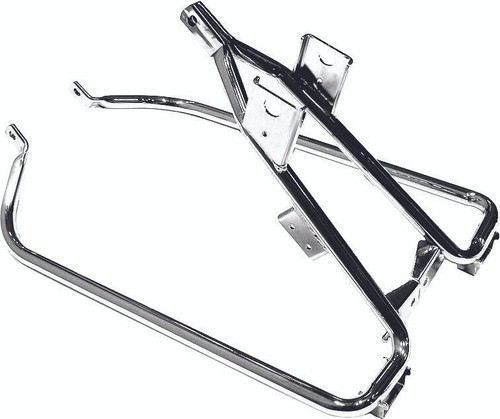 SADDLEBAG SUPPORT KIT CHROME FLT 09-13