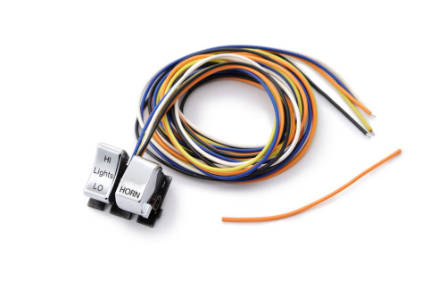 DIMMER/HORN SWITCH ASSY CHROME 82-95
