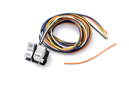 DIMMER/HORN SWITCH ASSY CHROME 82-95