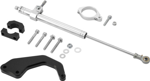 STEERING DAMPER 00-08 FLT SILVER