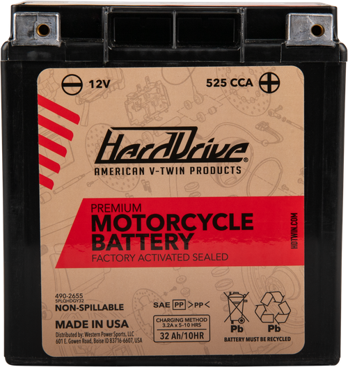 PREMIUM BATTERY GYZ32HL / YIX30L CCA 500