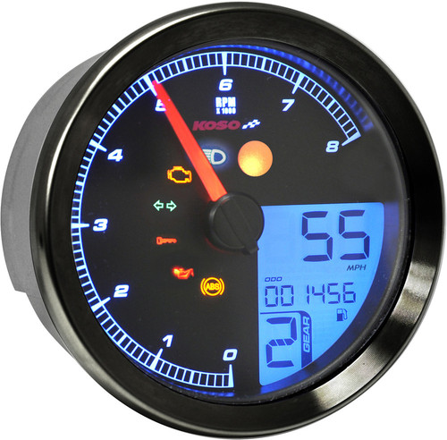 KOSO TNT-B GAUGE BLACK YAM BOLT