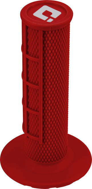 HALF WAFFLE LOCK-ON GRIP RED