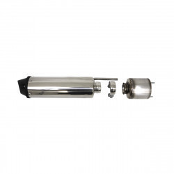 SINGLE SLIP-ON SYSTEM W/ PERFORMANCE MUFFLER BLK TIP