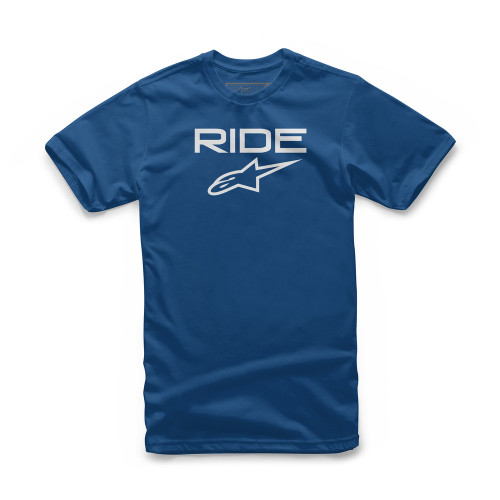 RIDE 2.0 TEE ROYAL BLUE/WHITE MD