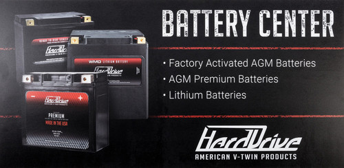 HARDDRIVE BATTERY RACK SIGN