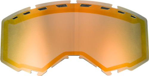 DUAL LENS WITH VENTS ADULT ORANGE MIRROR/SMOKE
