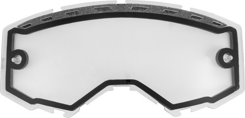 DUAL LENS W/VENTS AND POST CLEAR