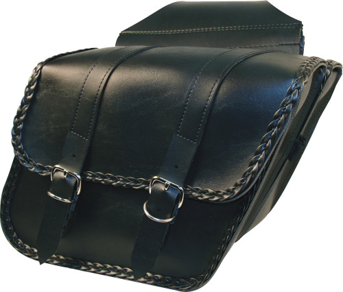 Saddlebag Compact Slant Braided 12"x9.5"x5.5"