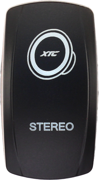 Dash Switch Rocker Face Stereo