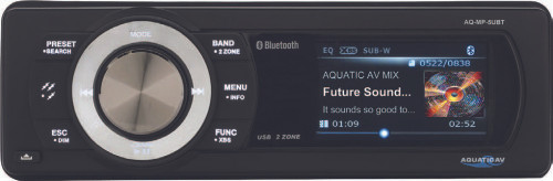 BLUETOOTH USB/MP3 MEDIA PLAYER UNIVERSAL HARDWIRE