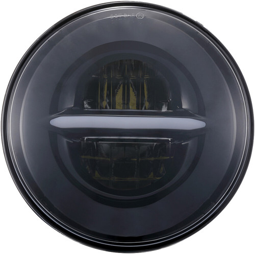 CLASSIC LED HEADLIGHT 7" W/DRL BLACK