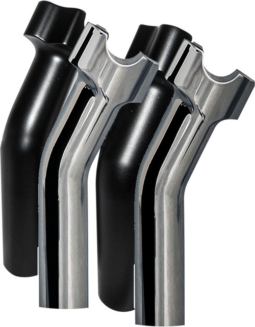 CHUBBY 5.5" PULLBACK RISERS CHROME