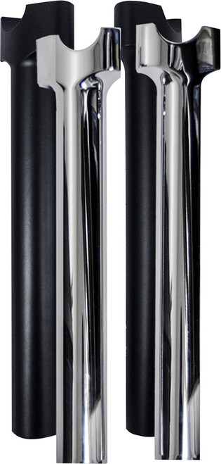 CHUBBY 9.5" STRAIGHT RISERS CHROME