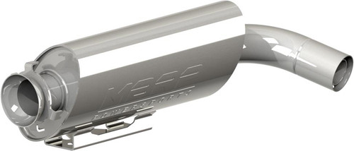 SINGLE SLIP-ON SYSTEM W/ OVAL SPORT MUFFLER CHROME