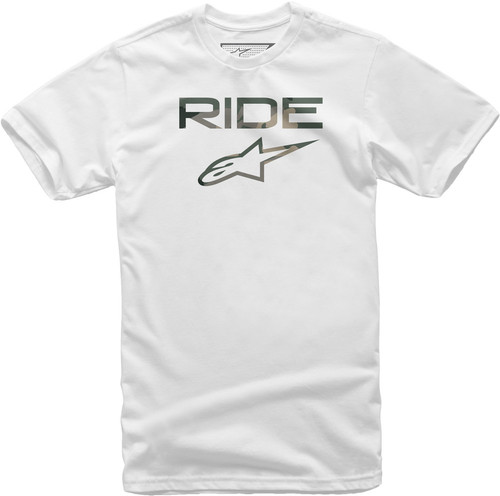 RIDE 2.0 CAMO TEE WHITE 2X