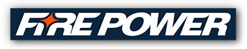 FIRE POWER STICKER NAVY 100 PKS