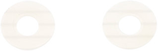 SEMI-TRANSPARENT NYLON WASHER 5X14MM 10/PK