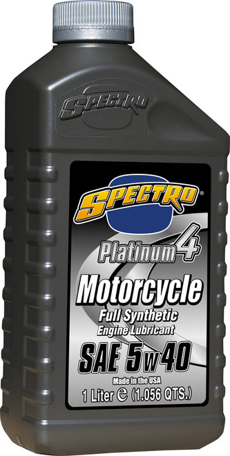 PLATINUM M/C FULL SYN OIL 4T 5W40 1L
