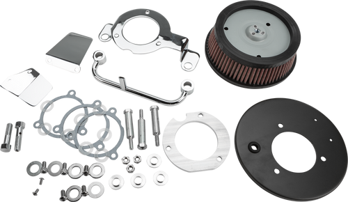 M8 ROUND HI PERFORM CHROME A/C AND BREATHER KIT