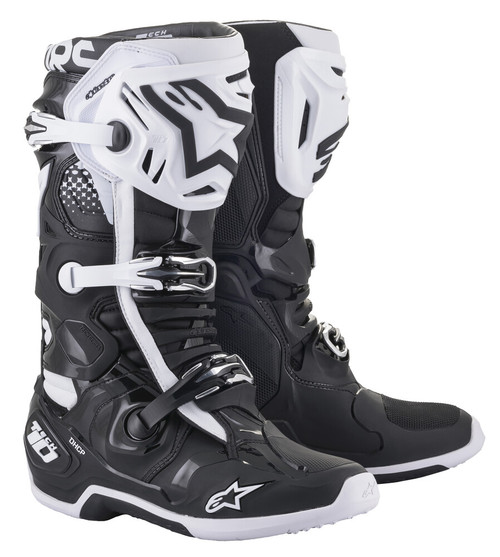 TECH 10 BOOTS BLACK/WHITE SZ 11