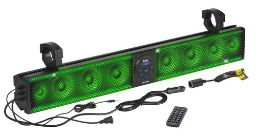 36" RIOT SOUND BAR WITH RGB 8 SPEAKERS FITS 1.5-2.0" BARS