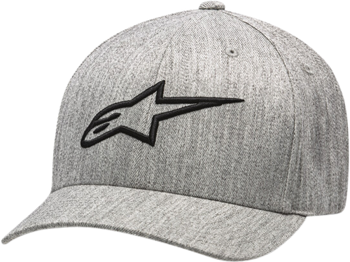 AGELESS CURVE HAT GREY HEATHER/BLACK LG/XL