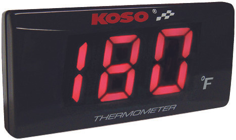 SUPER SLIM TEMPERATURE GAUGE RED DISPLAY
