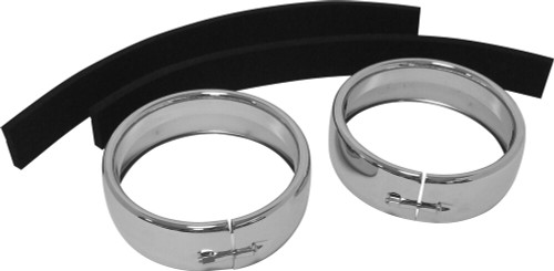 PASSING LAMP TRIM RINGS CHROME