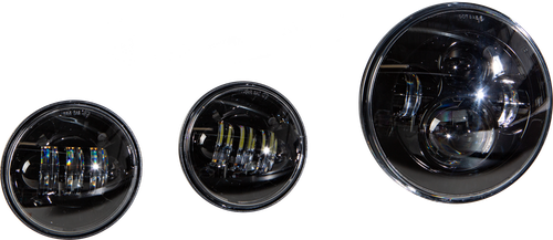 LED HEADLIGHT/PASSING LAMP SET BLACK