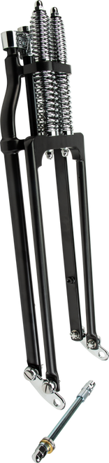 SPRINGER FORK TAPERED LEG STD BLACK