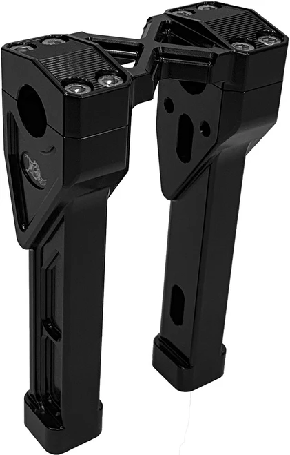 NL 1"  X-RISER 8" STRAIGHT BLACK