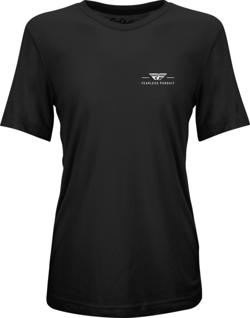 WOMEN'S FLY MOTTO TEE BLACK SM