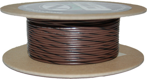 #18-GAUGE BROWN/BLACK STRIPE 100' SPOOL OF PRIMARY WIRE