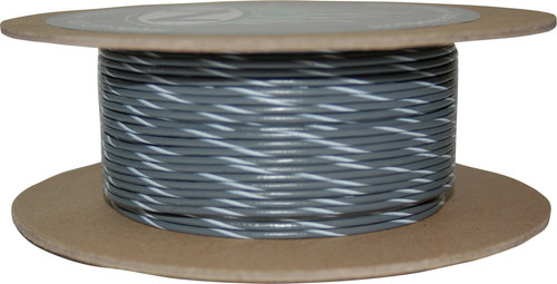 #18-GAUGE GREY/WHITE STRIPE 100' SPOOL OF PRIMARY WIRE