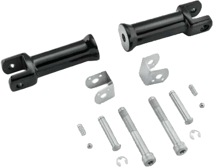 PASSENGER PEG MOUNT BLACK M8 MODELS OE 50500771