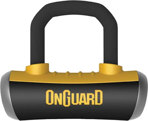BOXER 8046 DISC LOCK WITH DISC REMINDER BLACK/YELLOW