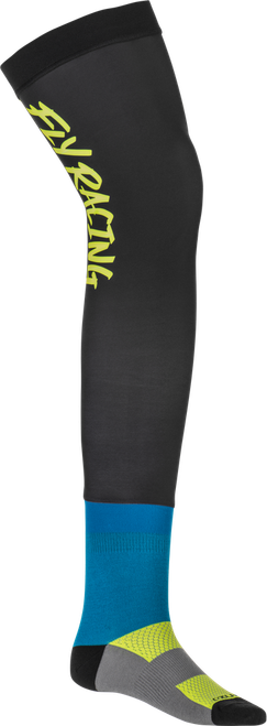 KNEE BRACE SOCKS HI-VIS/BLACK/BLUE SM/MD