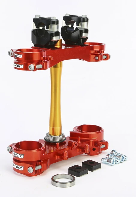 XTRIG ROCS TECH CLAMPS RED HON 22MM
