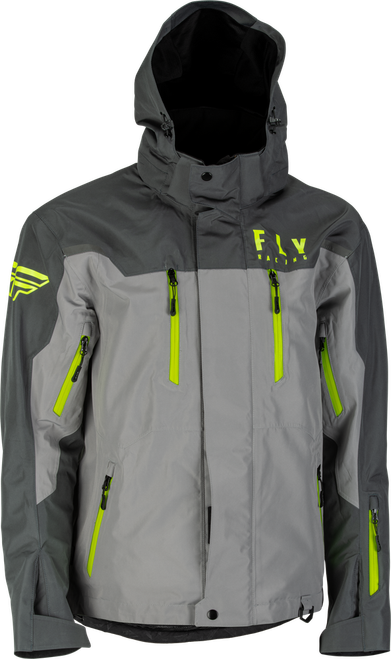 INCLINE JACKET BLACK/GREY/HI-VIS SM