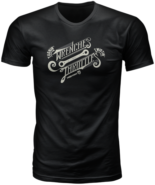 THROTTLE TEE BLACK 2X