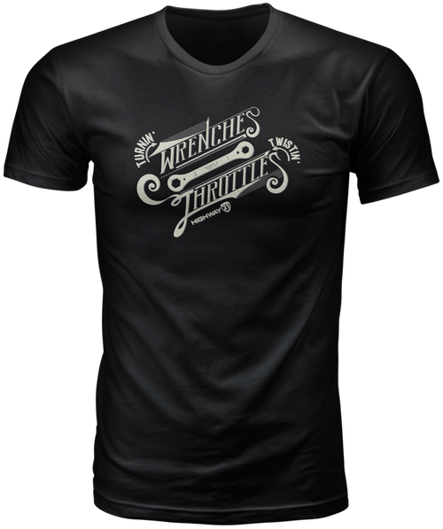 THROTTLE TEE BLACK LG