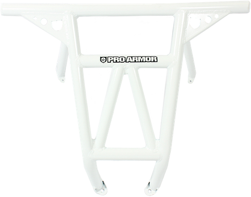 RACE REAR BUMPER WHITE POL