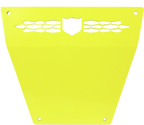 FRONT RACE SKID PLATE LIME SQUEEZE POL