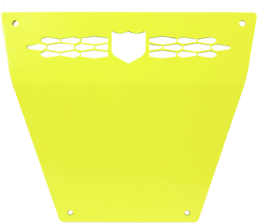 FRONT RACE SKID PLATE LIME SQUEEZE POL