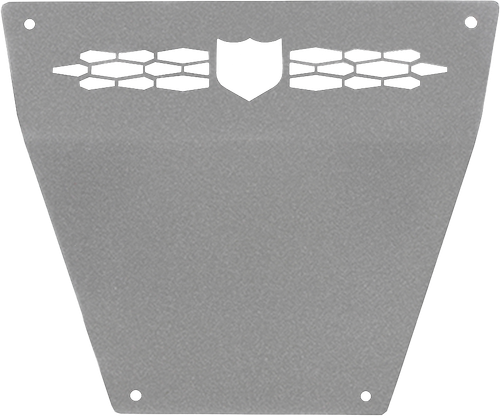FRONT RACE SKID PLATE SPARKLE SILVER METALLIC POL